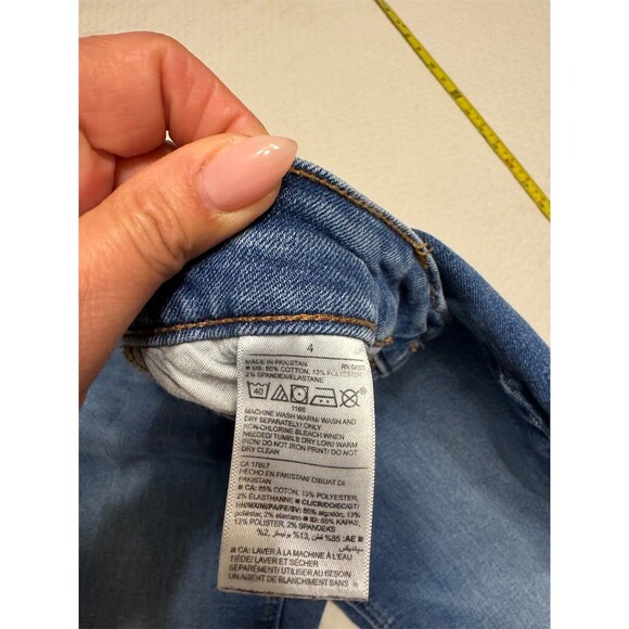 Old Navy Rockstar Super Skinny High Rise Jeans Womens Size 4 Medium Wash - Picture 4 of 7